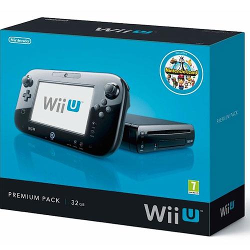 Consola Wii U Premium Pack Negra 32GB + Nintendo Land - Consola